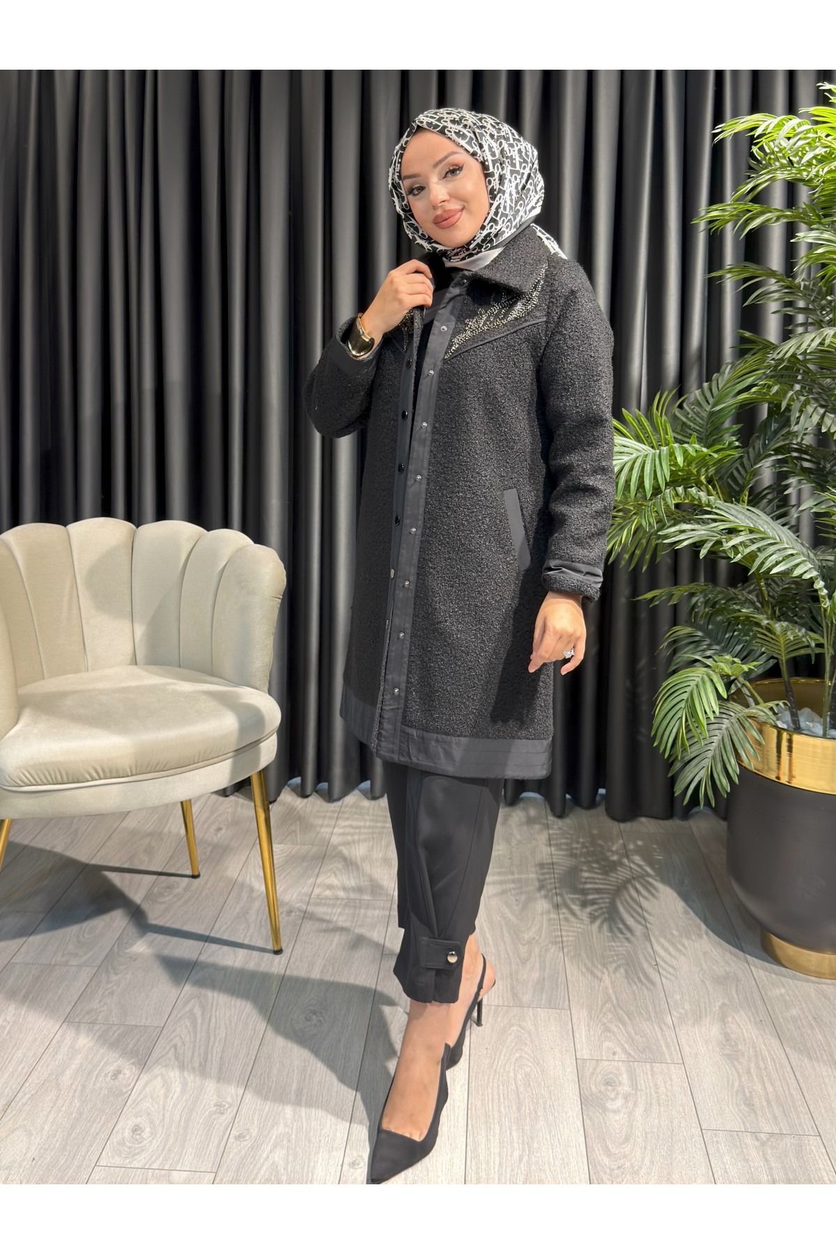 Büyük beden tesettür buklet kap 25138